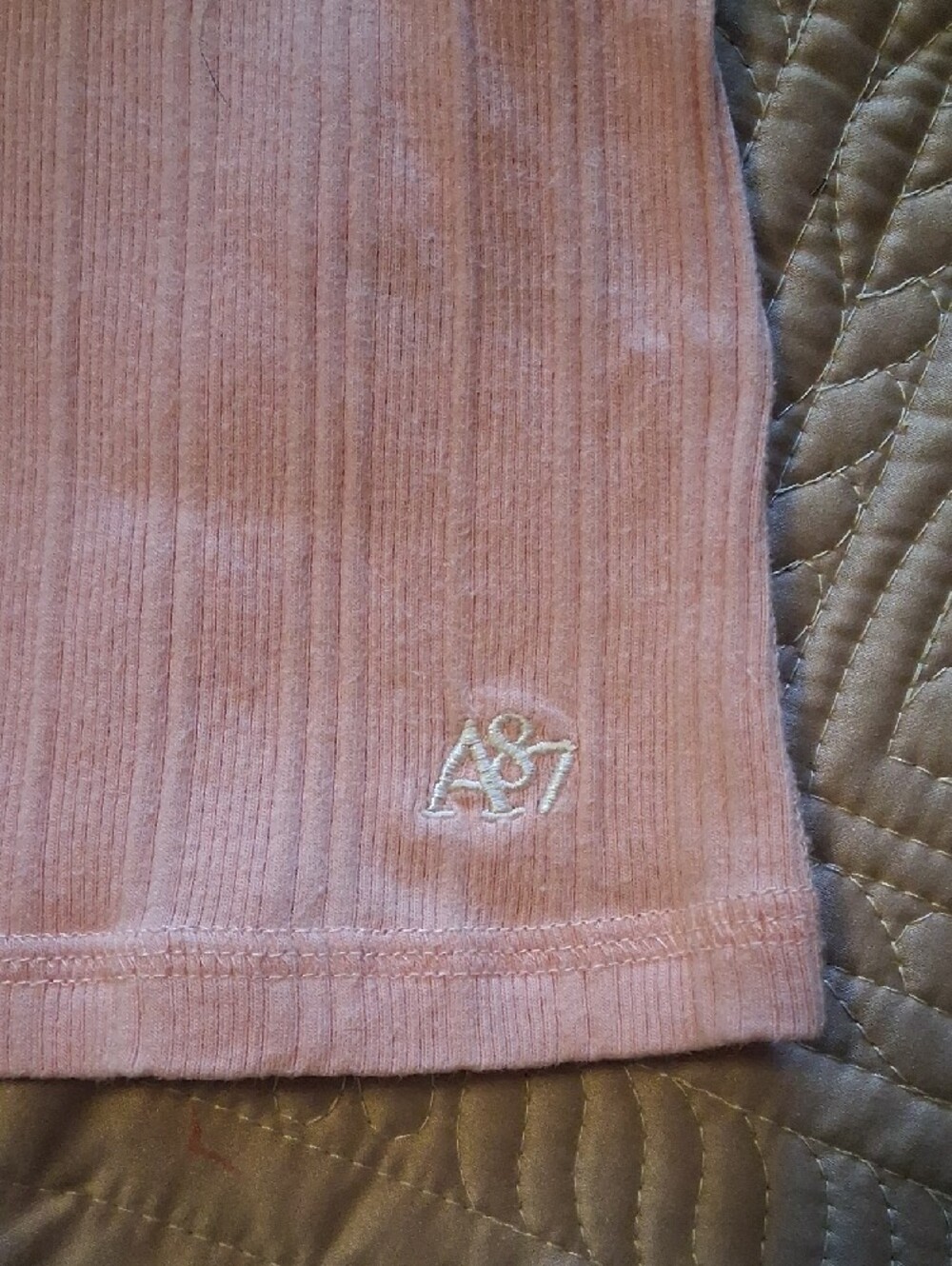 Pink Ribbed Cami Tank Top - Picture 4 of 6